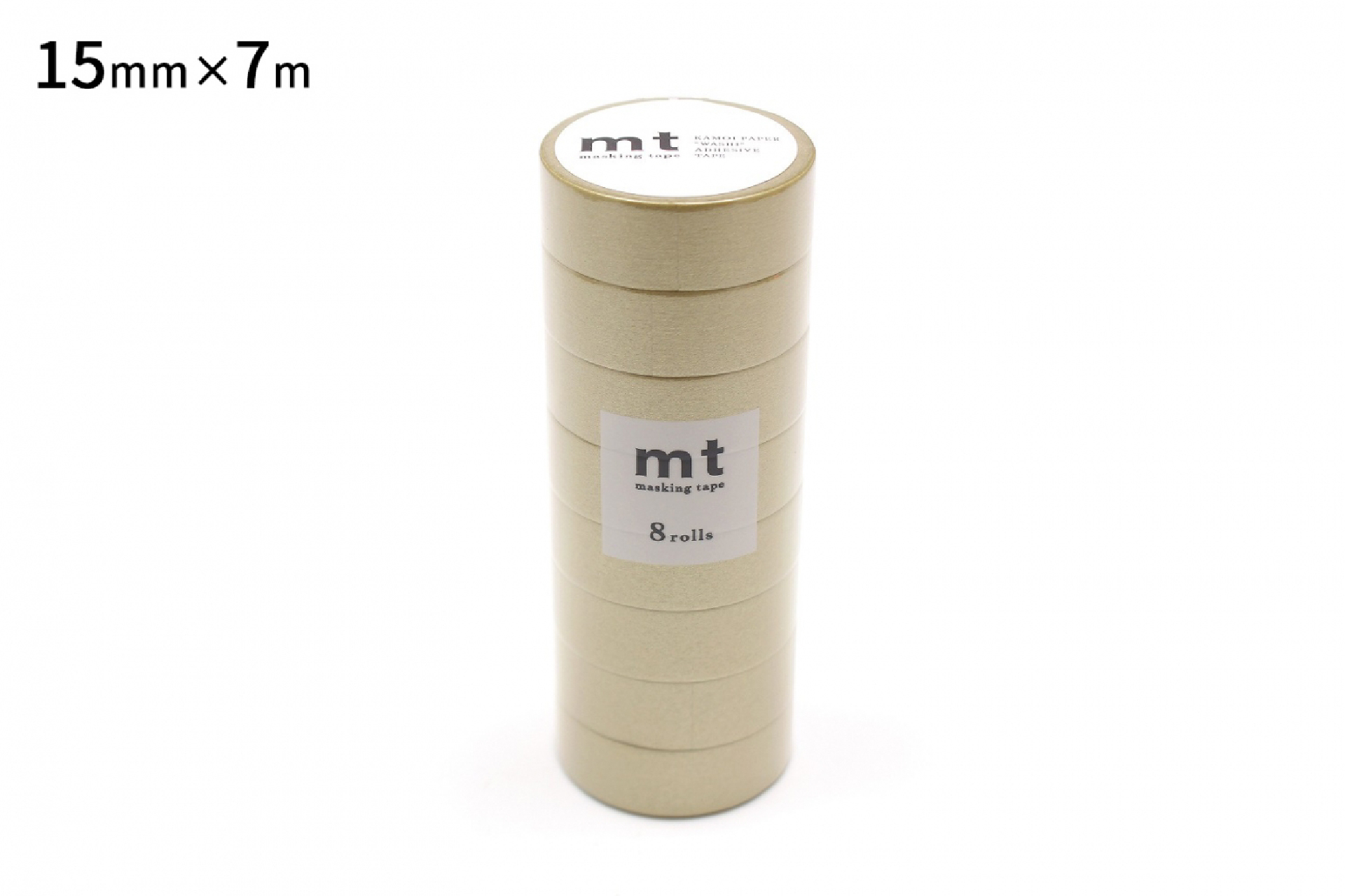 mt 8P 金(15mm×7m) | mt 8パック basic | マスキングテープ「mt