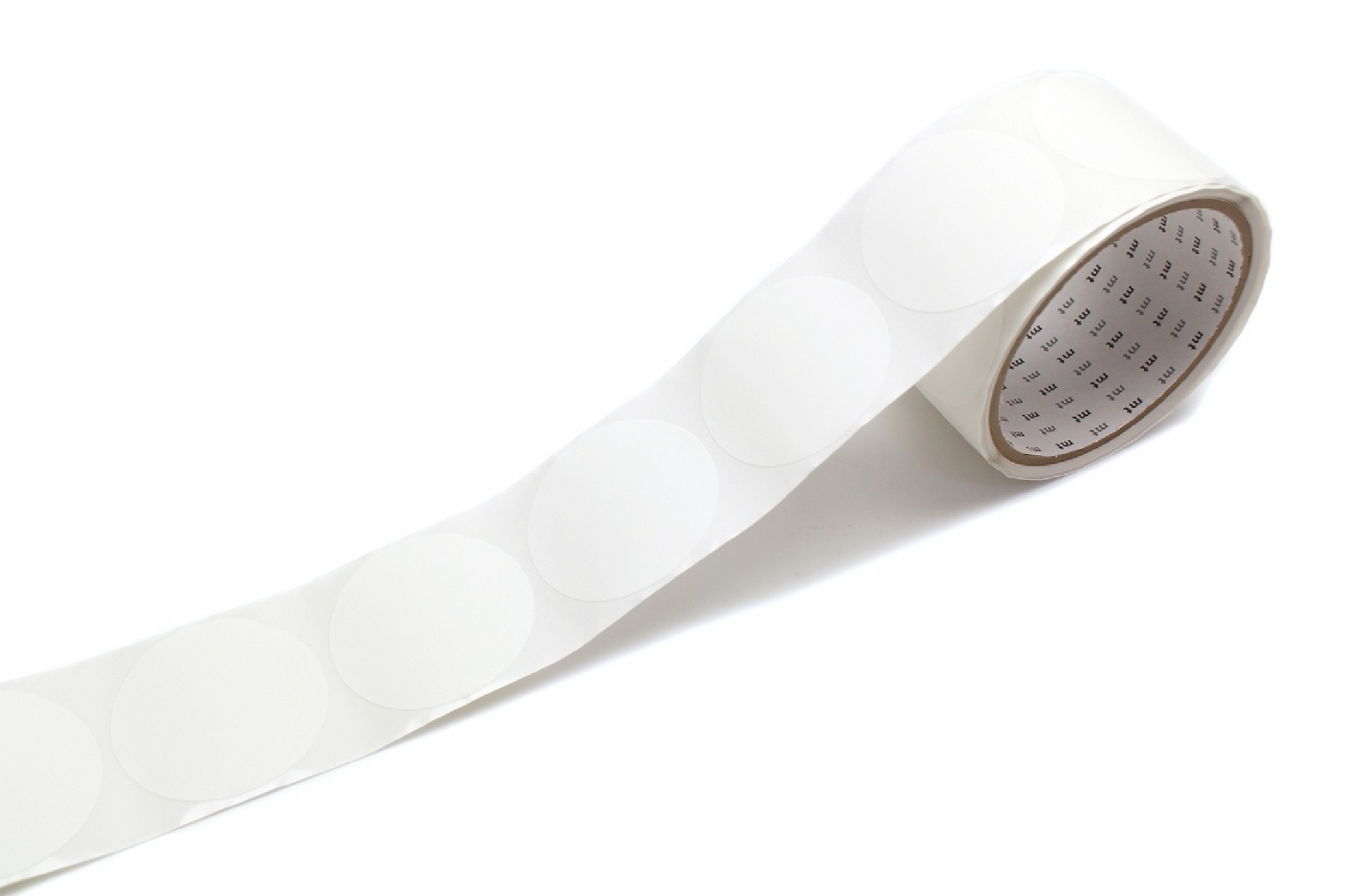 丸シールロール マットホワイト(100枚) | wrapping series 丸シール 